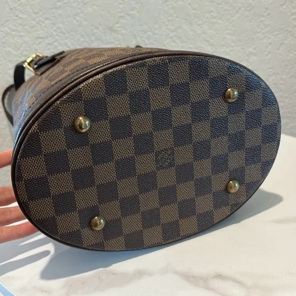 Louis Vuitton Brown Ebene Bucket Tote Bag - Picture 6 of 14